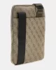 Guess Mılano Crossbody Flat Erkek Kahverengi Omuz Çantası HMMISTP5123-SMG