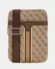 Guess ErkeK Bej/Kahverengi Milano 4G Logolu Mini Çapraz Çant