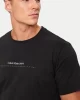 Calvin Klein Erkek Bisiket Yaka Siyah T-shirt