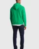 Tommy Hilfiger Erkek Monogram Yeşil Hoodie