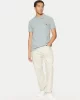Calvin Klein  Erkek Polo Yaka Mavi T-shirt