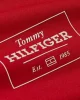 Tommy Hilfiger Erkek  Logolu Kırmızı T-Shirt