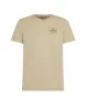 Tommy Hilfiger Erkek Logo Baskılı Bej T-Shirt