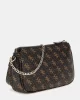Guess Noelle Dbl Pouch Crossbody Kadın Kahverengi Mini Çanta HWQL7879710-BRO
