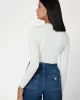 Guess Olıve Logo Rn Ls Swtr Kadın Beyaz Kazak W4BR04Z2NQ2-G012