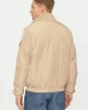 Calvin Klein Erkek Fermuarlı Bej Bomber Ceket