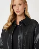 Guess Pu Mareva Shacket Kadın Siyah Ceket W4YL22WF8Q0-JBLK