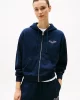 Tommy Hilfiger Kadın Logolu Fermuarlı Sweatshirt