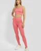 Guess Sara Rıb-Seamless Leggıngs 4/4 Kadın Pembe Tayt V4YB00Z3F90-G65P