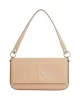 SCULPTED FLAP SHOULDER POUCH