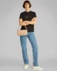 SCULPTED FLAP SHOULDER POUCH