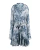 Guess Sıbılla Ls Belt Dress Kadın Mavi Elbise W5RK35WDW82-P7VG