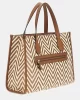 Guess Sılvana 2 Compartment Tote Kadın Kahverengi El Çantası HWCV8665220-COG