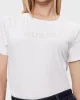 Guess Skylar Streç Pamuklu Slim Fit Kadın Beyaz T-shirt V4GI09J1314-G011