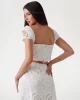 Guess Sl Domıtılle Corset Top Kadın Beyaz Büstiyer W5GH65WH521-G011