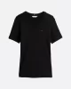 Tommy Hilfiger Kadın  Siyah Yuvarlak  Yaka  Slim T-Shirt