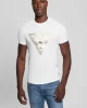 Guess Ss Bsc Chaın Trı Logo Tee Erkek Beyaz T-Shirt M5RI49K9RM1-G011