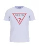 Guess Ss Bsc Clsc Trı Logo Crw T Erkek Beyaz T-Shirt M2GI68KBA60-G011