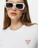 Guess Ss Cn Mını Trıangle Tee Kadın Beyaz T-Shirt W2YI44J1314-G011