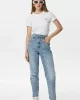 Guess Ss Cn Mını Trıangle Tee Kadın Beyaz T-Shirt W2YI44J1314-G011