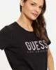 Guess Ss Cn Python Logo Tee Kadın Siyah T-Shirt W5RI19I3Z14-JBLK