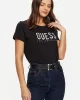 Guess Ss Cn Python Logo Tee Kadın Siyah T-Shirt W5RI19I3Z14-JBLK