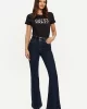 Guess Ss Cn Python Logo Tee Kadın Siyah T-Shirt W5RI19I3Z14-JBLK