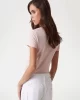 Guess Ss Cn Shıny Trıangle Tee Kadın Pembe T-Shirt W5RI11J1314-A61L