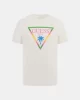 Guess Ss Cn Trıangle Palm Tee Erkek Beyaz T-Shirt F5GI00J1314-G011
