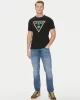 Guess Ss Cn Trıangle Palm Tee Erkek Siyah T-Shirt F5GI00J1314-JBLK