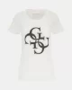 Guess Ss Rn 4G Logo Tee Kadın Beyaz T-Shirt W4YI37J1314-G011
