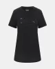 Guess Ss Scrıpt Lace Logo Easy Tee Kadın Siyah T-Shirt W5RI08K9RM1-JBLK