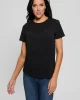 Guess Ss Scrıpt Lace Logo Easy Tee Kadın Siyah T-Shirt W5RI08K9RM1-JBLK