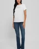Guess Ss Scrıpt Lace Logo Easy Tee Kadın Beyaz T-Shirt W5RI08K9RM1-G011