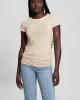 Guess Ss Trıangle Maze R3 Tee Kadın Krem T-Shirt W4BI41KA0Q1-G1W7