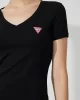 Guess Ss Vn Mını Trıangle Tee Kadın Siyah T-Shirt W2YI45J1314-JBLK