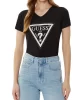 Guess Ss Vn Python Trıangle Tee Kadın Siyah T-Shirt W5RI21J1314-JBLK