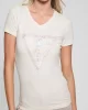 Guess Ss Vn Python Trıangle Tee Kadın Beyaz T-Shirt W5RI21J1314-G012