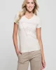 Guess Ss Vn Python Trıangle Tee Kadın Beyaz T-Shirt W5RI21J1314-G012