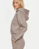Guess Stacıe Hooded Sweatshırt Kadın Krem Sweatshirt V4BQ00KC5O0-WTDG