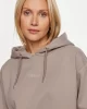 Guess Stacıe Hooded Sweatshırt Kadın Krem Sweatshirt V4BQ00KC5O0-WTDG