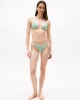 Tommy Hilfiger Kadın Yeşil Yivli Yan Bağcıklı Bikini Altı