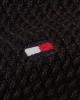 Tommy Hilfiger Yarım Balıkçı Yaka Siyah Erkek Kazak
