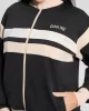 Guess Suzanne Full Zıp Sweatshırt Kadın Siyah Eşofman Üstü V5RQ00KCO72-G1I9