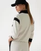 Guess Suzanne Full Zıp Sweatshırt Kadın Bej Eşofman Üstü V5RQ00KCO72-G6F4