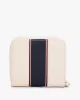 Tommy Hilfiger Kadın TH Monogram Fermuarlı Bej Cüzdan