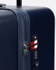 Tommy Hilfiger Logolu Unisex Lacivert Sert Kabuk Valiz
