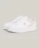 Tommy Hilfiger TH PLATFORM COURT SNEAKER Kadın Beyaz Sneaker FW0FW079100LB