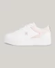 Tommy Hilfiger TH PLATFORM COURT SNEAKER Kadın Beyaz Sneaker FW0FW079100LB