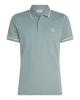 Calvin Klein Erkek Şeritli Logolu Mavi Polo Yaka T-shirt